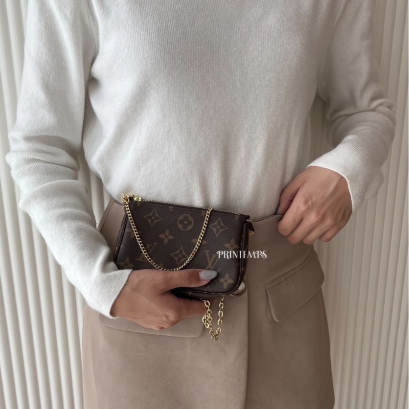 ｜LOUIS VUITTON｜迷你老花小鍊包-3