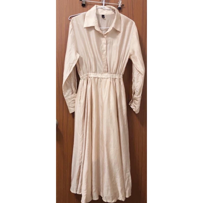 正韓製 The Ballon 光澤感洋裝-0