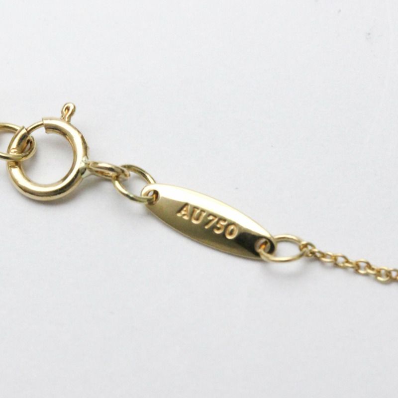 【日本直送】蒂芙尼首字母項鍊 H 黃金（18K）無石男士女士時尚吊墜項鍊（金色）-7