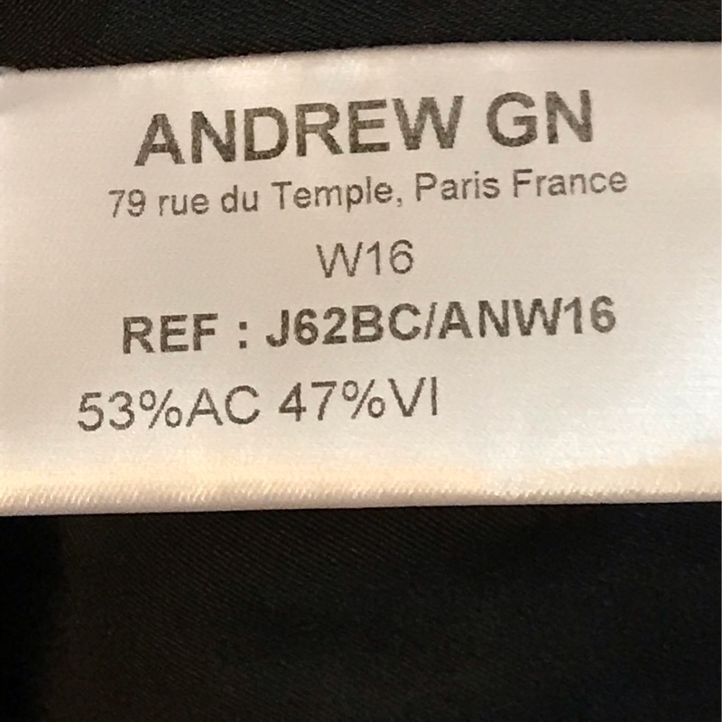 50）Andrew GN墨綠色設計感外套 L可穿 幾乎全新-4