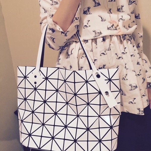 全新三宅一生 bao bao銀色款包-7