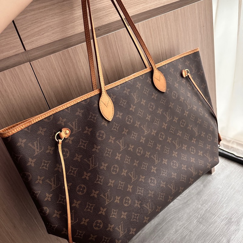 （出售）二手品 Louis Vuitton Neverfull monogram老花大款帆布肩背/手提包-1