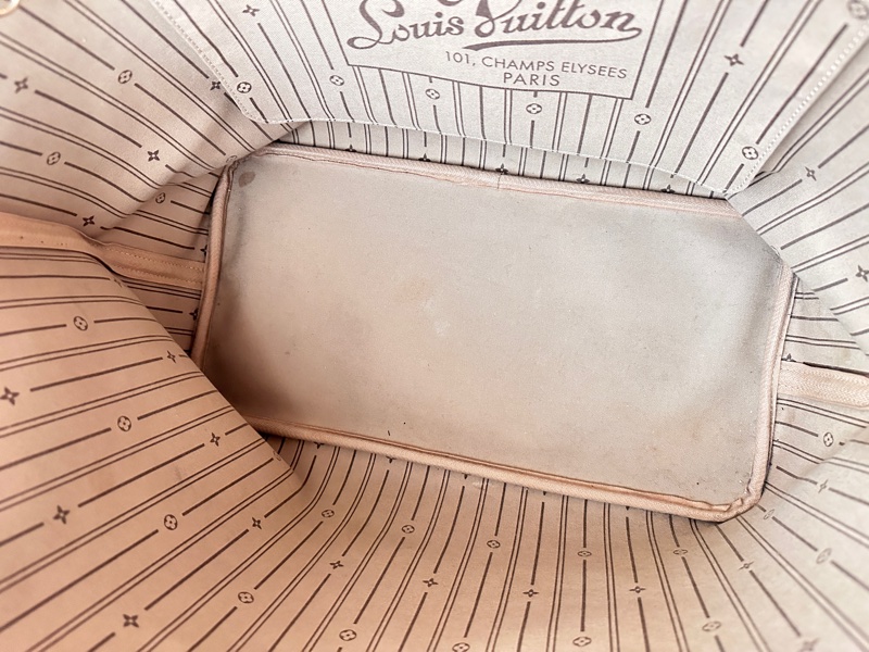 （出售）二手品 Louis Vuitton Neverfull monogram老花大款帆布肩背/手提包-7