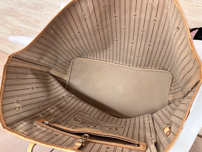 （出售）二手品 Louis Vuitton Neverfull monogram老花大款帆布肩背/手提包-9