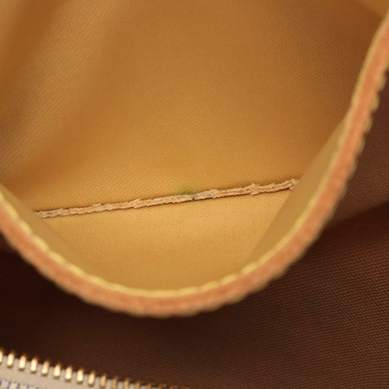 【日本直送】中古LOUIS VUITTON[B]Speedy30 白色棋盤格 手提包 PVC 真皮 白色-5