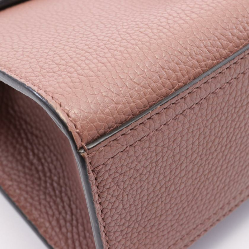 【日本直送】中古GUCCI[B]GG Marmont 真皮手提包 臟粉色 兩用款-6