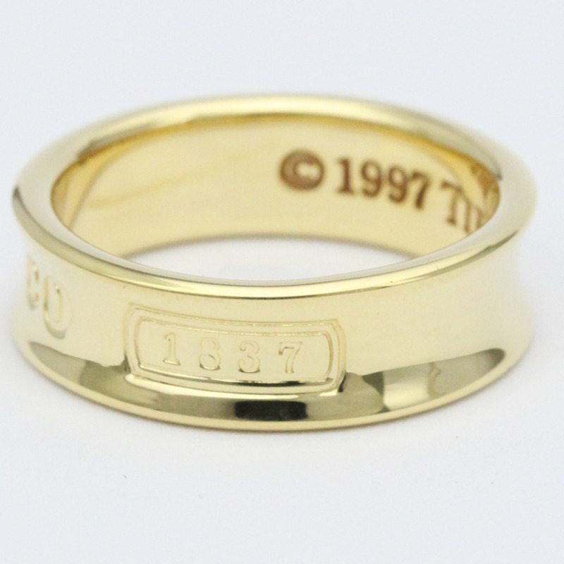 【日本直送】蒂芙尼 1837 戒指 黃金 (18K) 時尚無石戒指 黃金-2