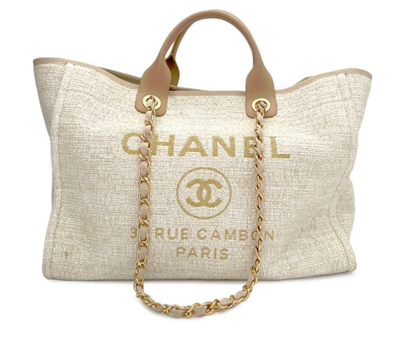 Chanel米色海灘包-0