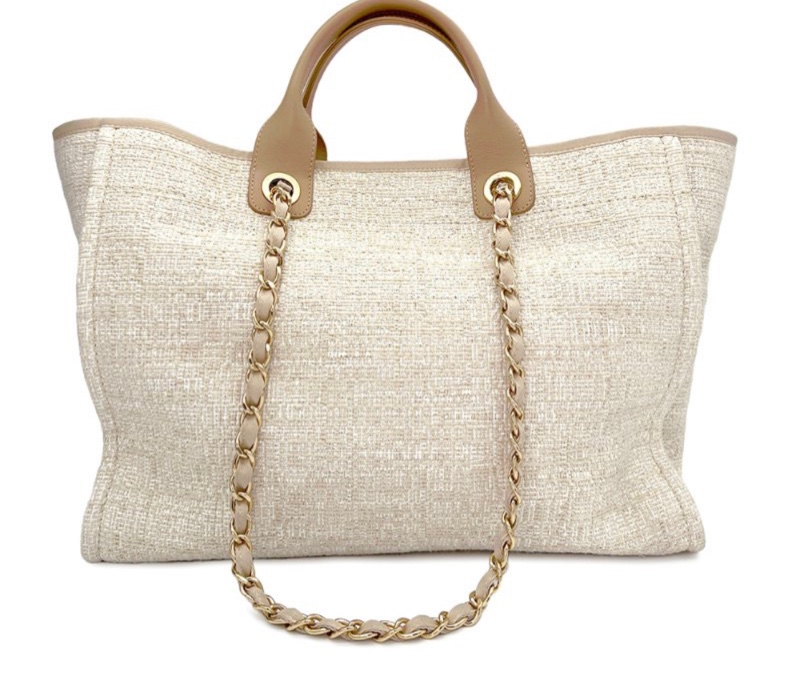 Chanel米色海灘包-2