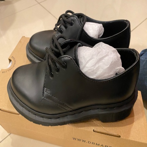 DR. MARTENS 3孔馬丁鞋 1461 MONO SMOOTH BLACK