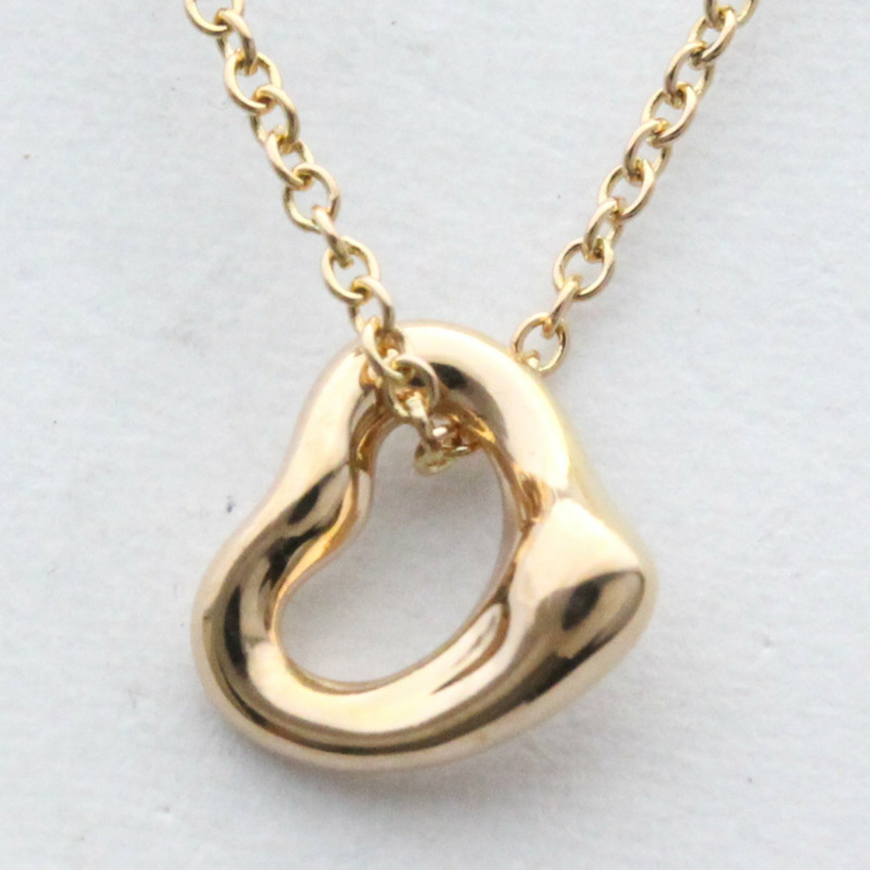 【日本直送】拋光 TIFFANY Open Heart Mini by Elsa Peretti 18K 玫瑰金項鍊 BF558008-0