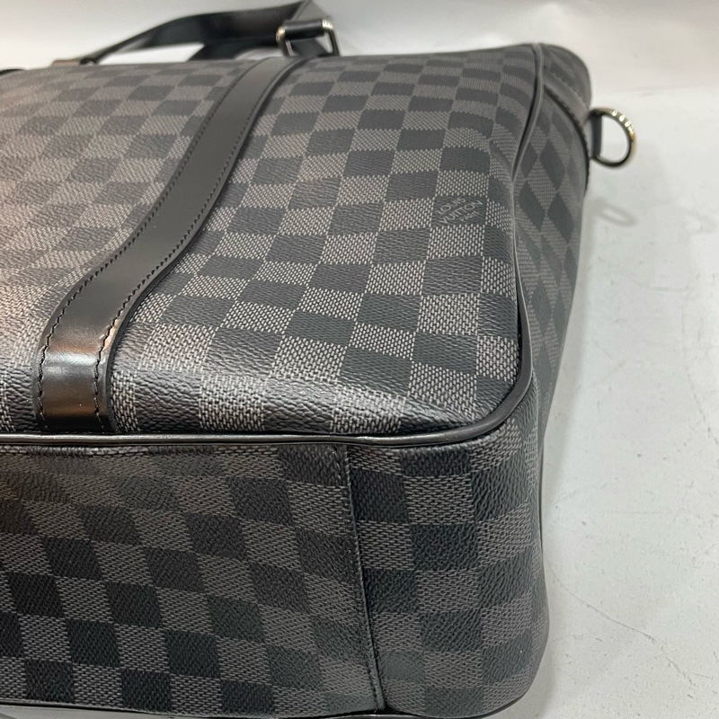 Louis Vuitton N41259黑棋盤格手提斜背公事包Taodao PM-9