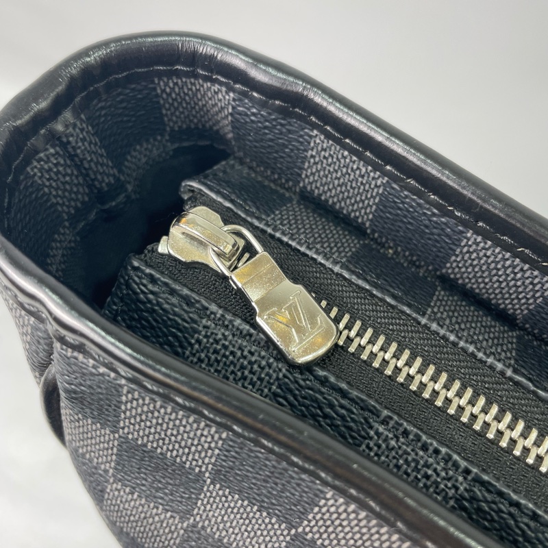 Louis Vuitton N41259黑棋盤格手提斜背公事包Taodao PM-16