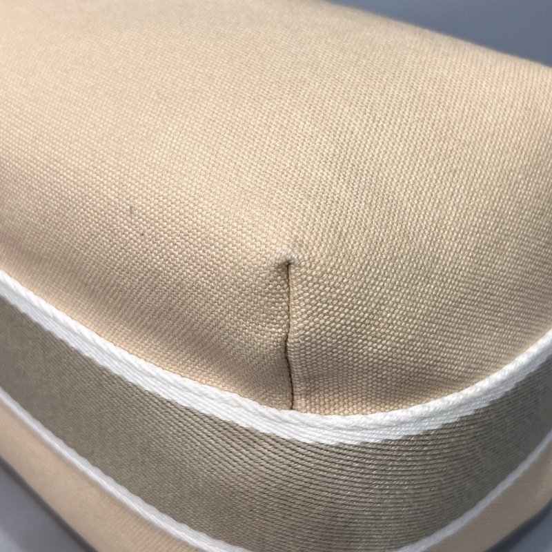 Hermes 愛馬仕 奶茶色TROUSSE 盥洗包/手提包/飯盒包/收納包/便當袋-6