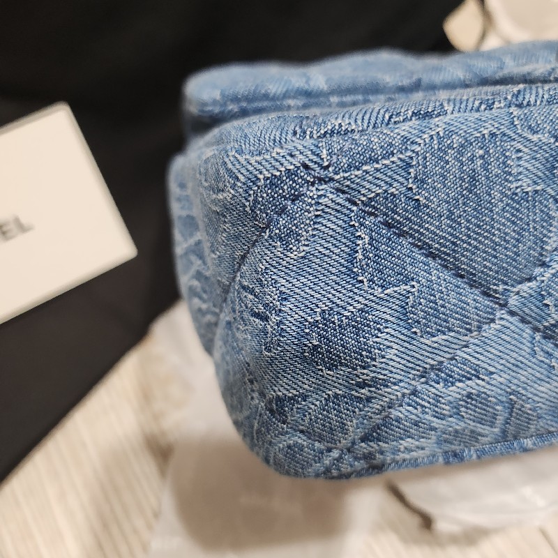 CHANEL 23P 玫瑰牛仔愛心調節方胖-降價了-2