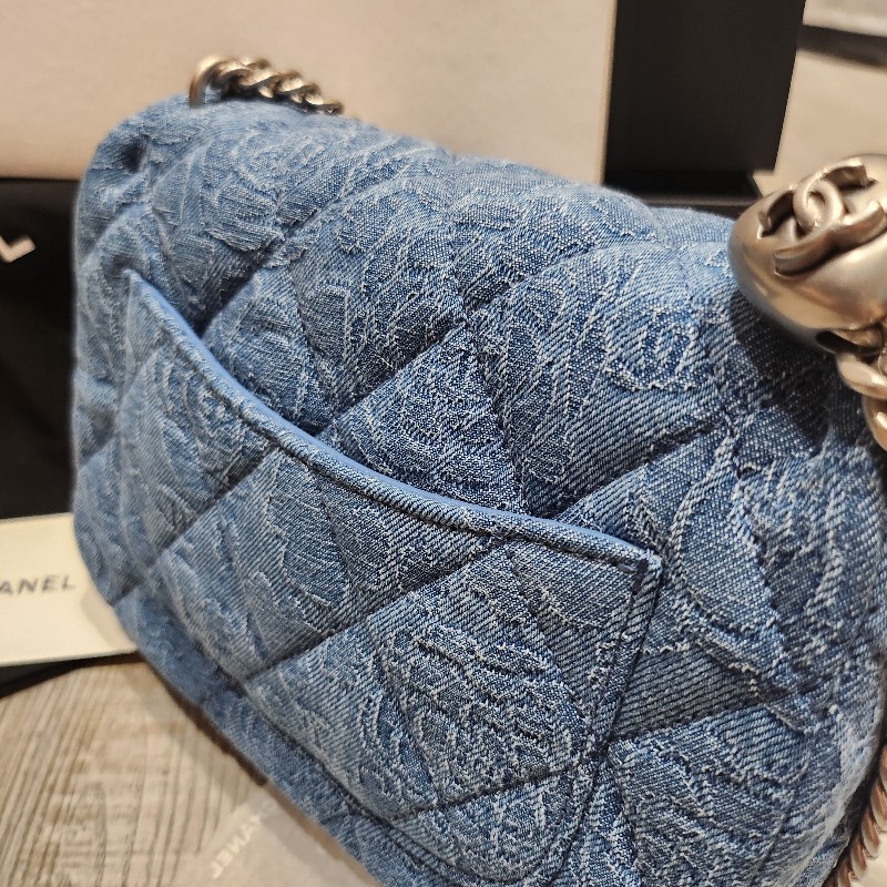 CHANEL 23P 玫瑰牛仔愛心調節方胖-降價了-5