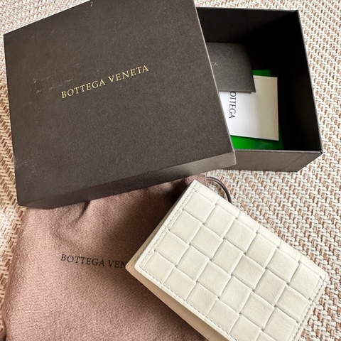 全新Bottega Veneta迷你編織三折短夾