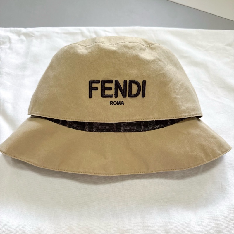 Fendi雙面帆布漁夫帽-0