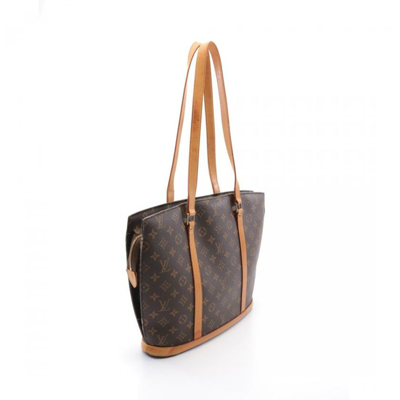 【日本直送】中古LOUIS VUITTON[B]Babylone 老花肩包 PVC 真皮 棕色-1