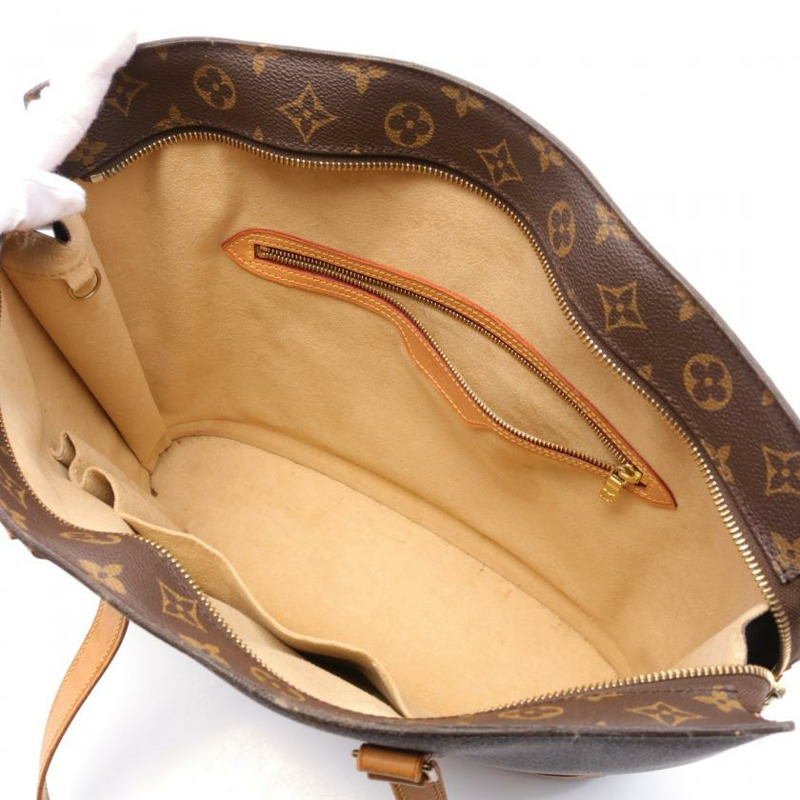 【日本直送】中古LOUIS VUITTON[B]Babylone 老花肩包 PVC 真皮 棕色-2