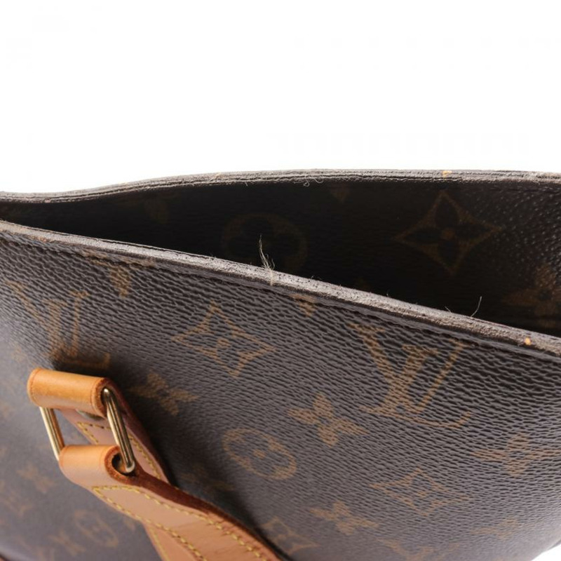 【日本直送】中古LOUIS VUITTON[B]Babylone 老花肩包 PVC 真皮 棕色-6