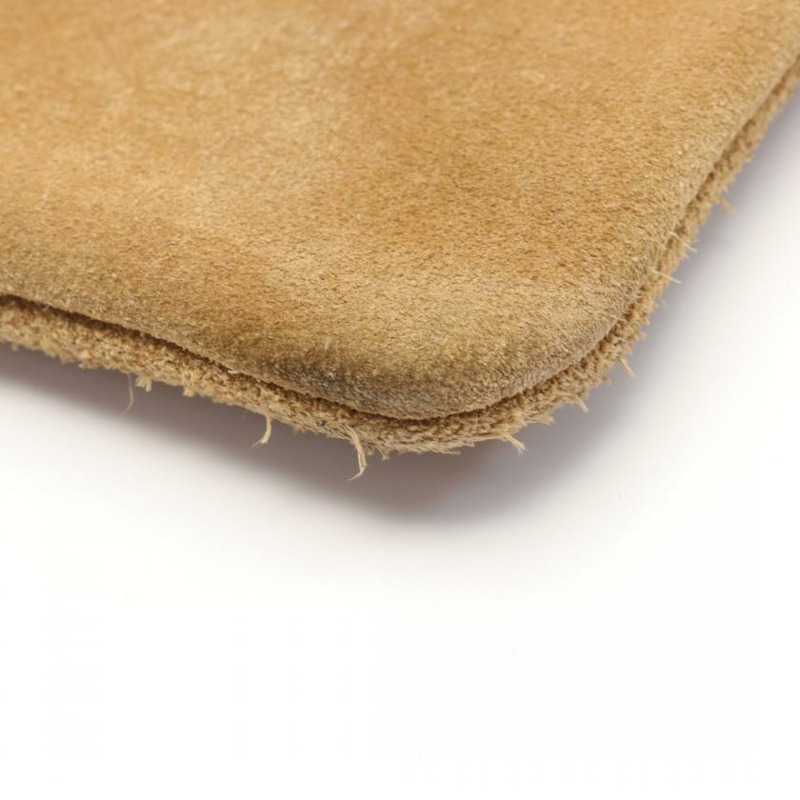 【日本直送】中古LOEWE[B]anagram 手提包 托特包 絨面革 真皮 棕黃色 深棕色-5