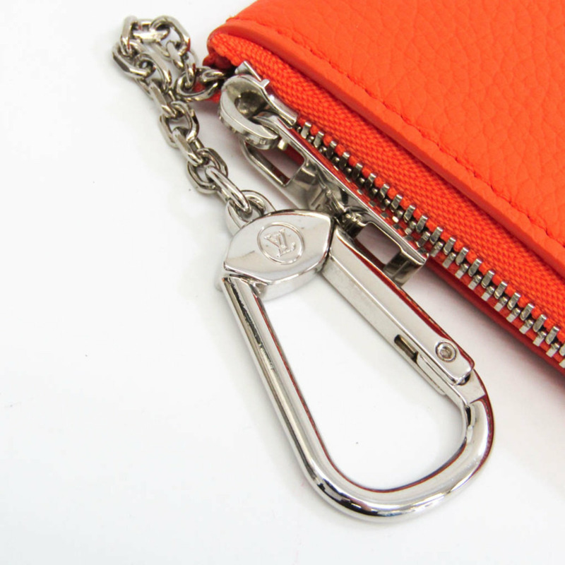 【日本直送】路易威登 Pochette Cle Aerogram M81032 男士、女士皮革鑰匙包橙色-5