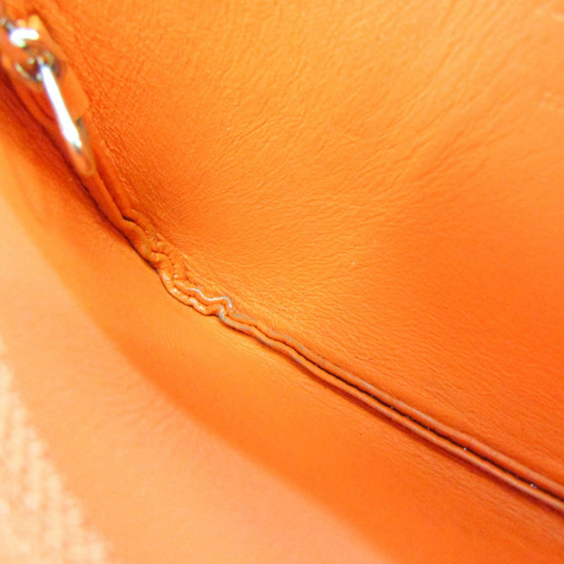 【日本直送】路易威登 Pochette Cle Aerogram M81032 男士、女士皮革鑰匙包橙色-8