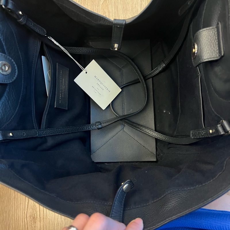 法國 Sezane 托特包 大包 三用包 真皮 義大利製-2