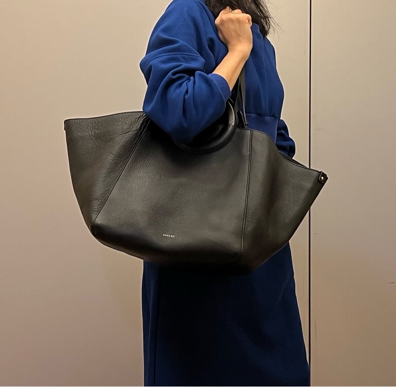 法國 Sezane 托特包 大包 三用包 真皮 義大利製-4