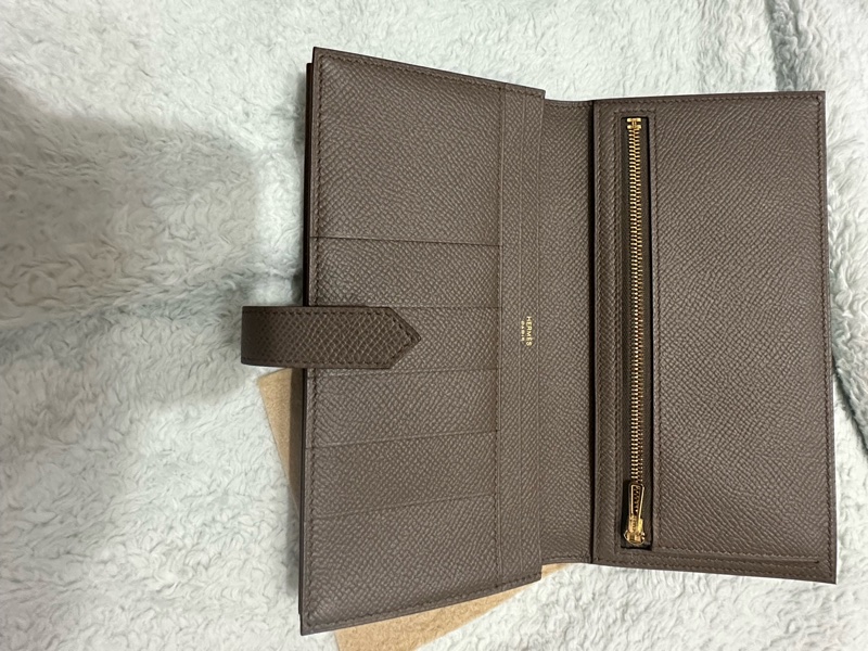 HERMÈS Bearn 金釦 長夾-2