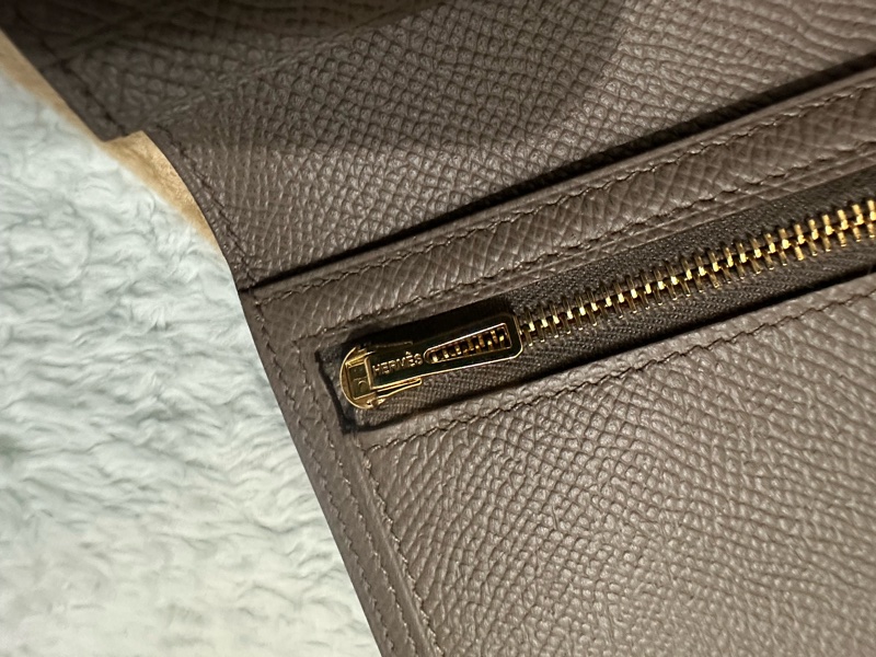 HERMÈS Bearn 金釦 長夾-3