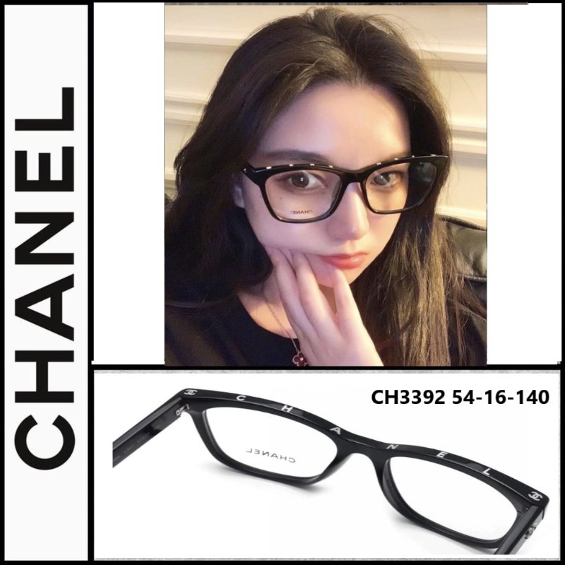 【客訂】麗睛眼鏡Chanel【可刷卡分期】香奈兒 CH3392 權志龍GD同款 香奈兒熱賣款 香奈兒基本款 小香眼鏡-0