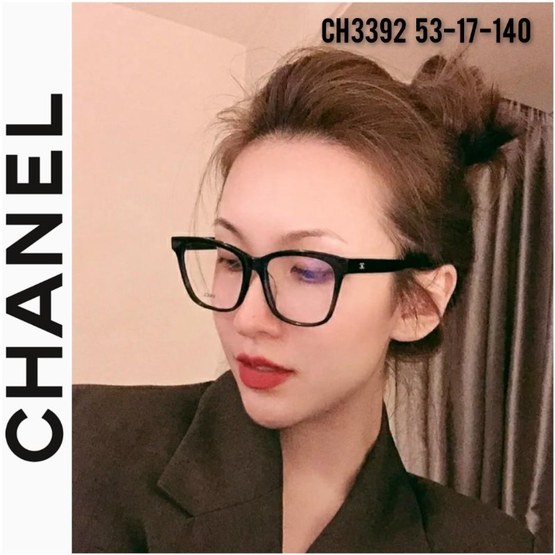 【客訂】麗睛眼鏡Chanel【可刷卡分期】香奈兒 CH3392 權志龍GD同款 香奈兒熱賣款 香奈兒基本款 小香眼鏡-3