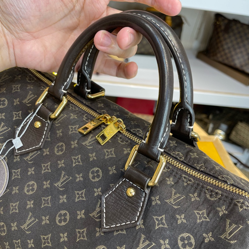 Louis Vuitton MINI老花帆布 speedy 30cm背帶款⚜️稀有貨色-13