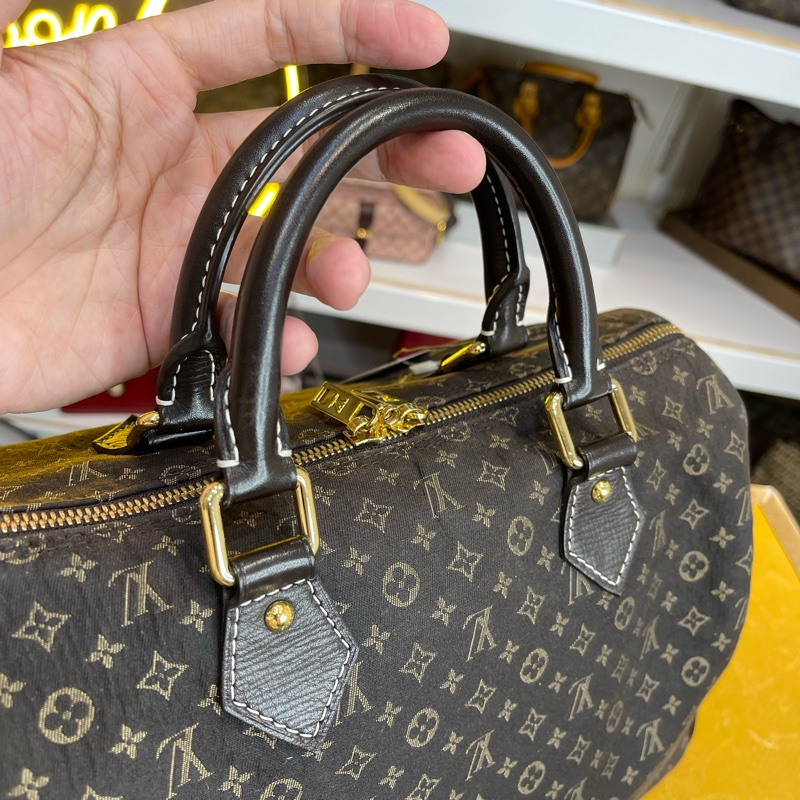 Louis Vuitton MINI老花帆布 speedy 30cm背帶款⚜️稀有貨色-14