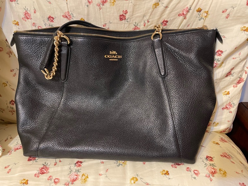 ［二手］coach 牛皮托特包-1