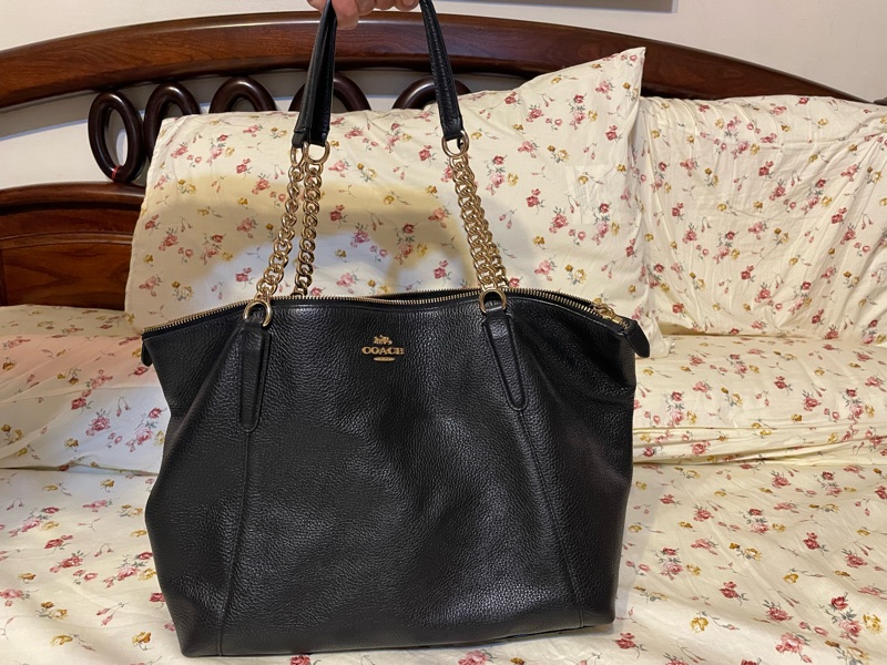 ［二手］coach 牛皮托特包-3