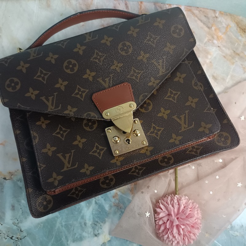 LV M51187 蒙梭 海盜 郵差包-0