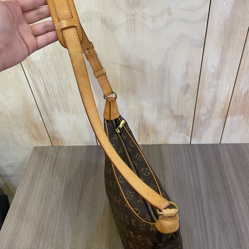 Louis Vuitton M51265原花肩背牛角包Boulogne-10