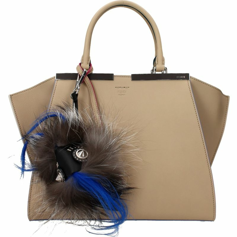 【義大利直送】全新品 Fendi 鑰匙圈男士皮革黑色-1
