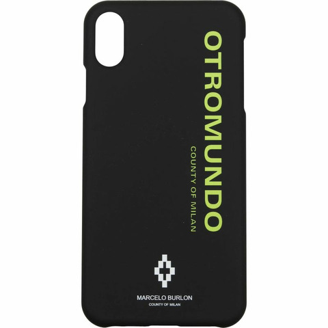 Marcelo burlon iphone 手機殼 iphone xs max 男士聚酰胺黑色