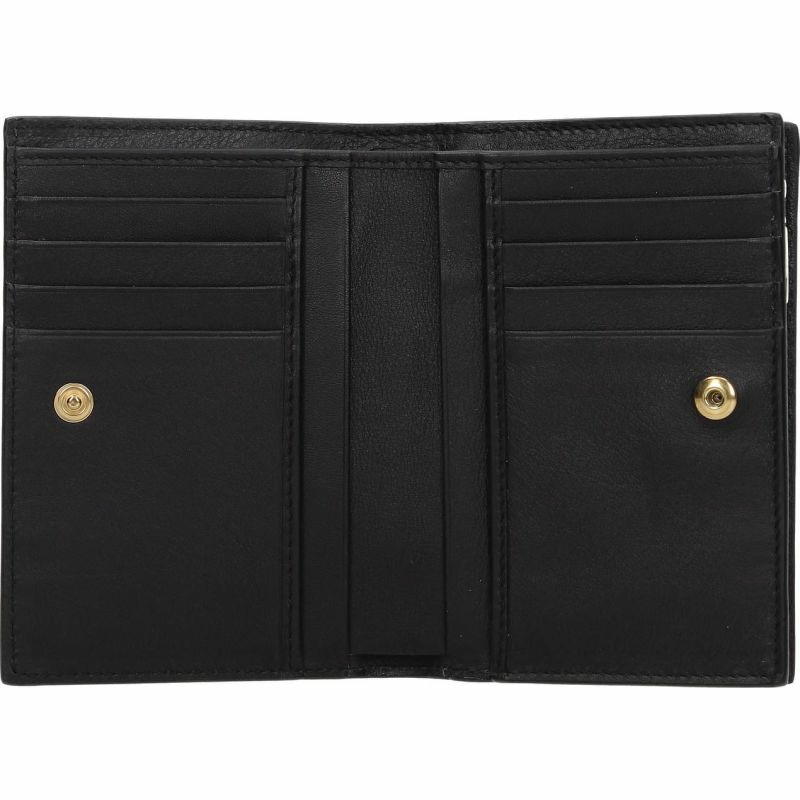 【義大利直送】全新品 Dolce&gabbana 錢包女士皮革黑色-1