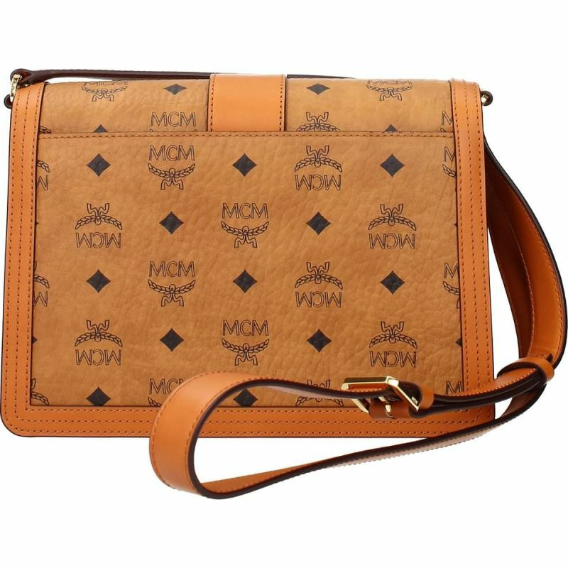 【義大利直送】全新品 Mcm 斜挎包女士皮革棕色干邑色-2