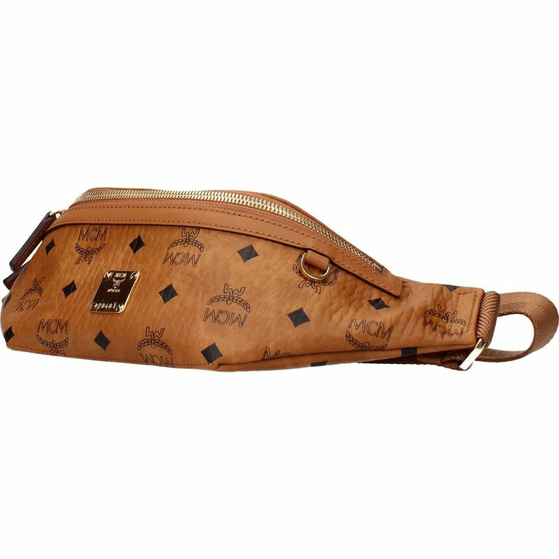 【義大利直送】全新品 MCM 背包和腰包男士皮革棕色干邑白蘭地-1