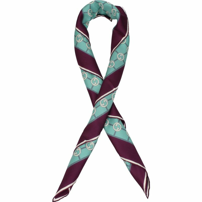 【義大利直送】全新品 Gucci 方巾女士真絲多色-0