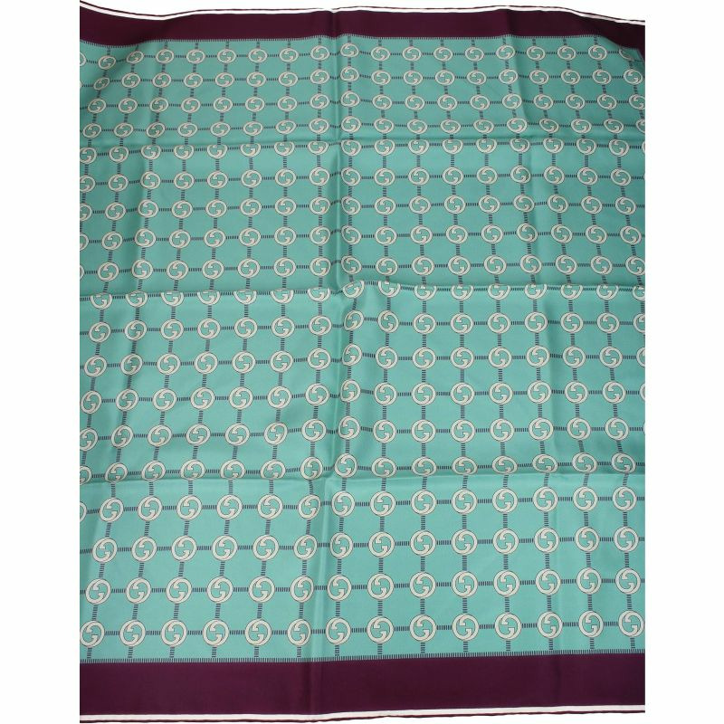 【義大利直送】全新品 Gucci 方巾女士真絲多色-1