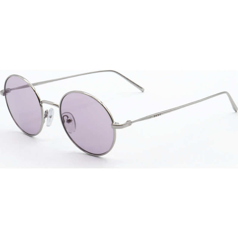 【義大利直送】全新品 Dkny 銀色/紫色太陽鏡-0