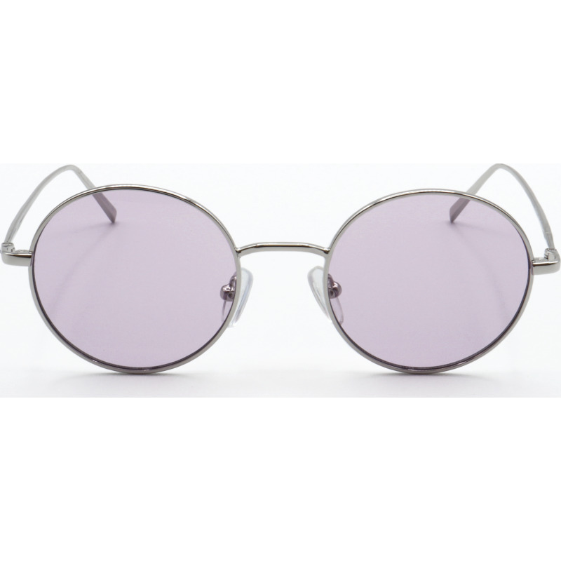 【義大利直送】全新品 Dkny 銀色/紫色太陽鏡-1