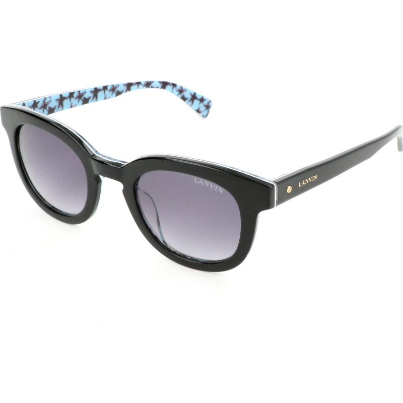 【義大利直送】全新品 Lanvin 黑色閃亮圖案太陽鏡-1